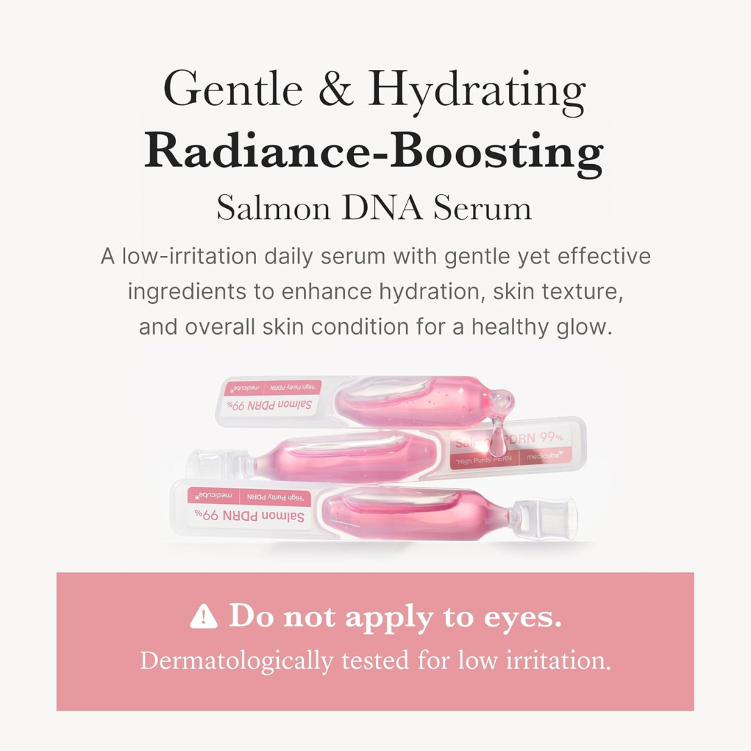 Medicube Adn De Salmon Pink One Day Serum Ampollas Intensivas