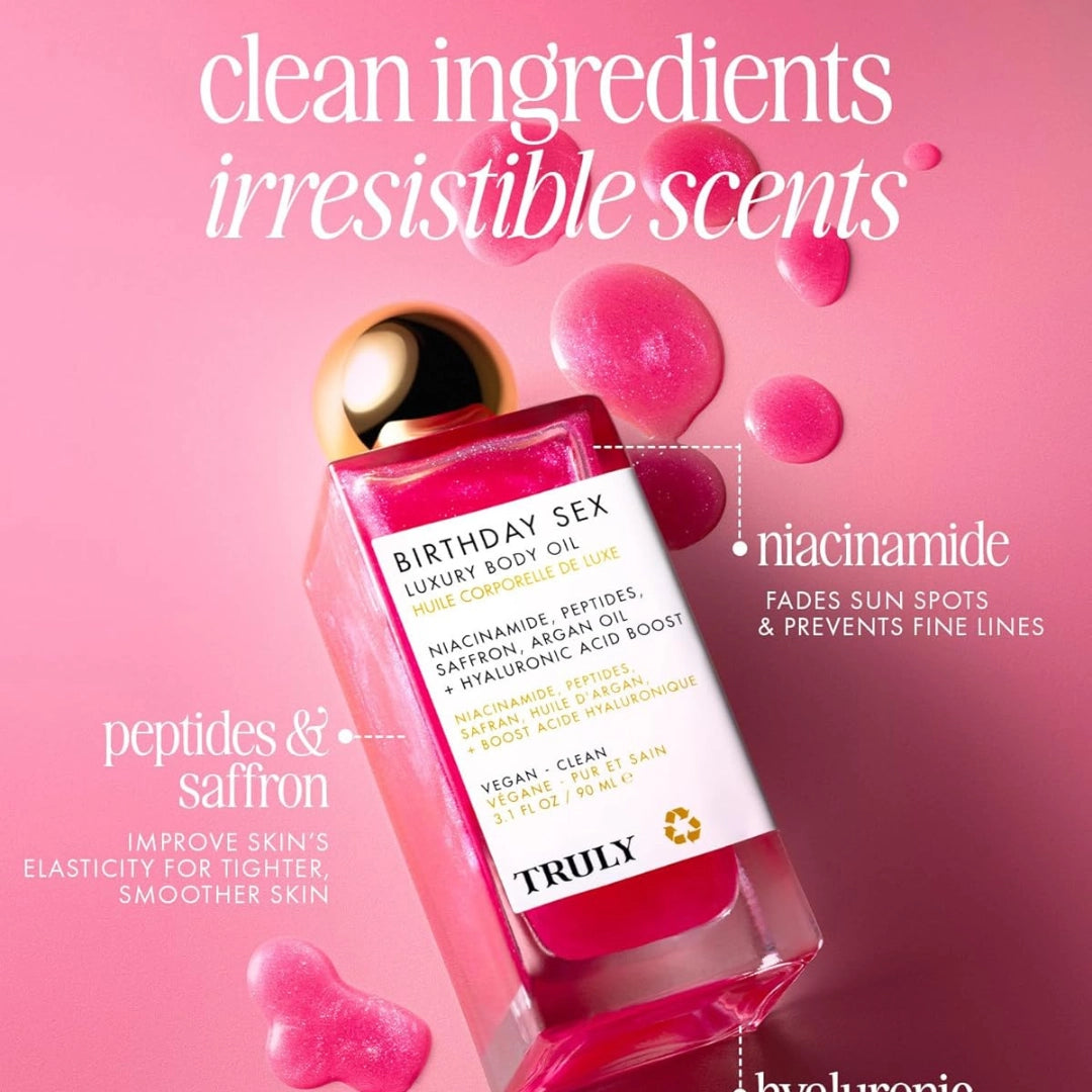Truly Birthday Sex - Aceite Corporal De Lujo Hidratante
