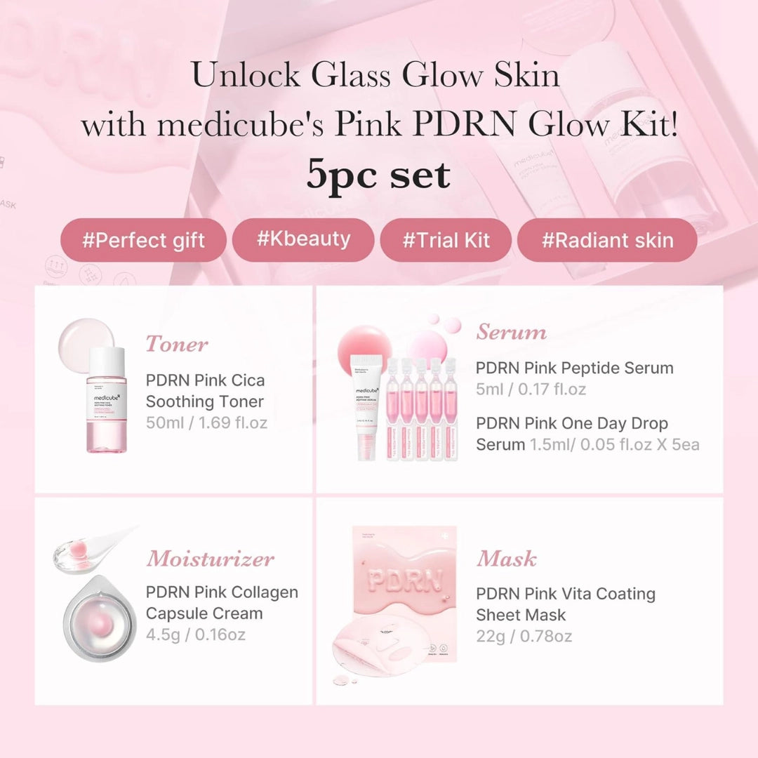 Medicube Set Skincare Pink Glow UP
