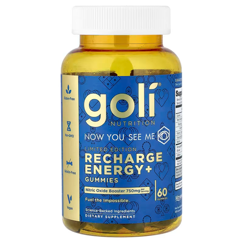 Suplemento Goli Recharge Energy+ 60 gummies