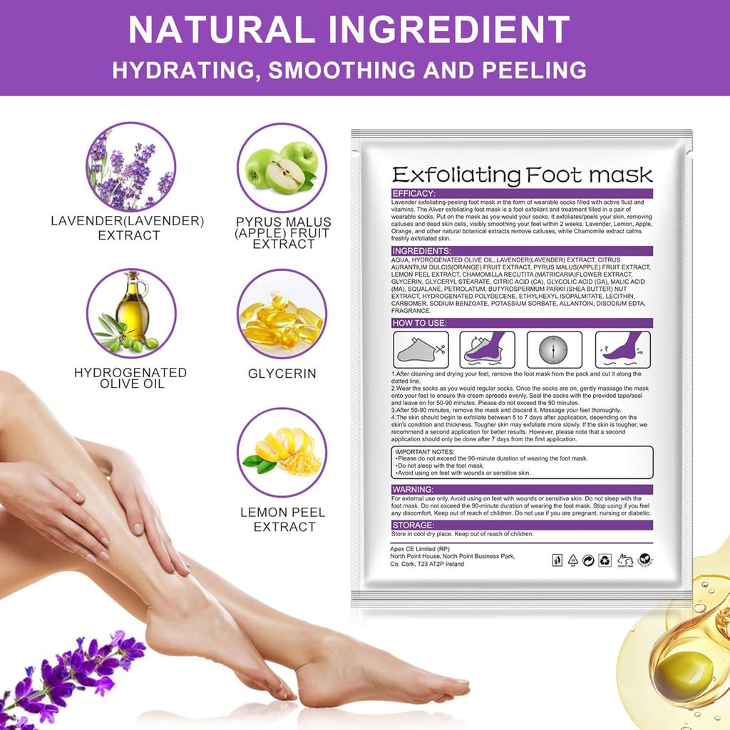 Exfoliante y removedor de callos para pies