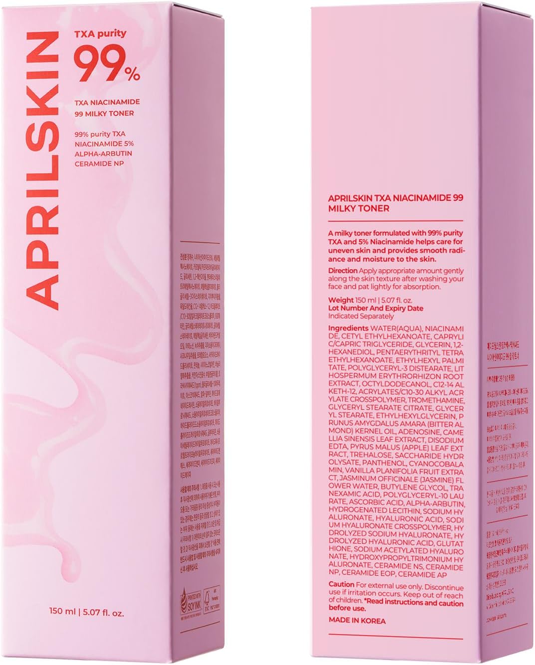 APRILSKIN Tónico Facial TXA Niacinamide 99 Milky Toner