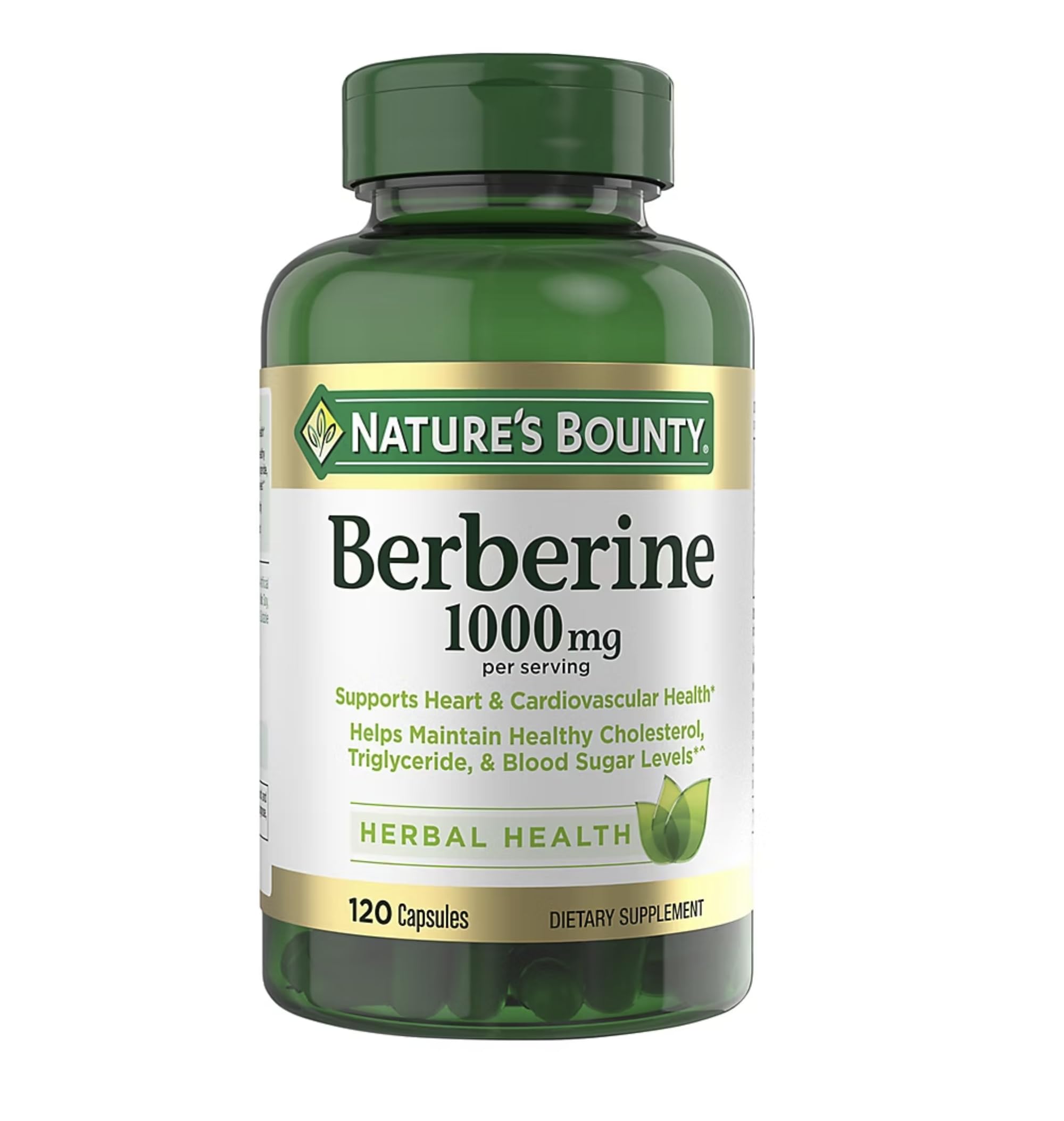 Suplemento Berberina Nature's Bounty 1000mg