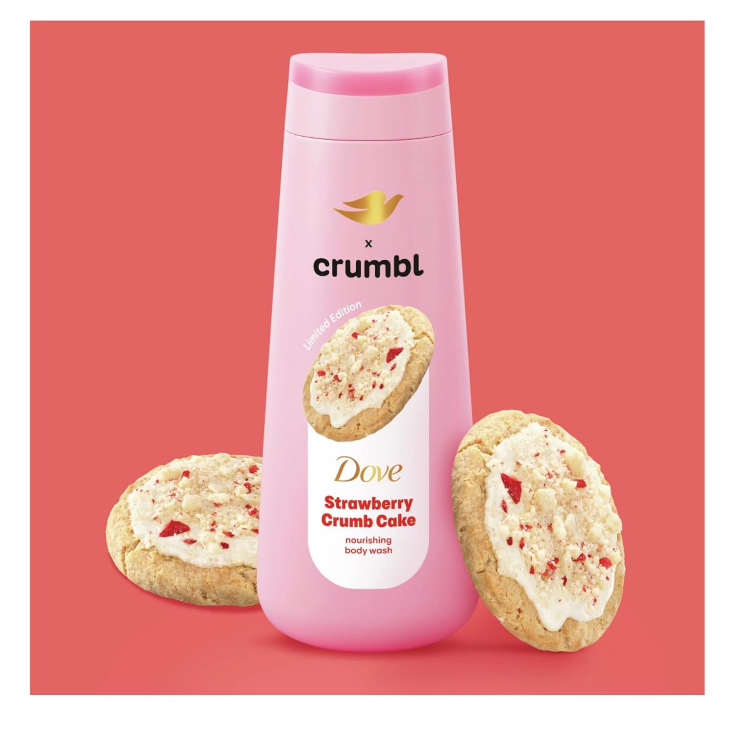 Dove Strawberry Crumb cake gel de baño