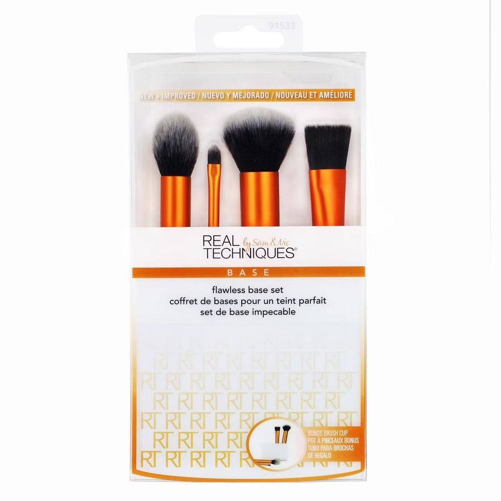 Brochas Real Techniques flawless base set