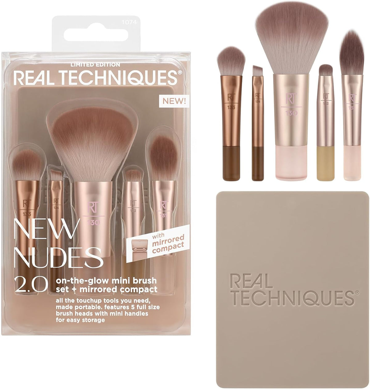 Kit Real Techniques New Nudes Mini Brush