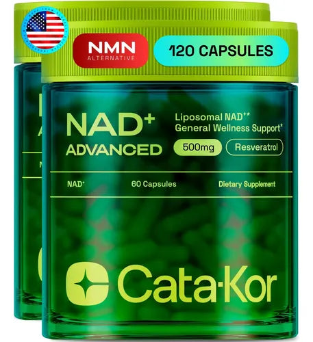 Cata-Kor Suplemento liposomal NAD + resveratrol