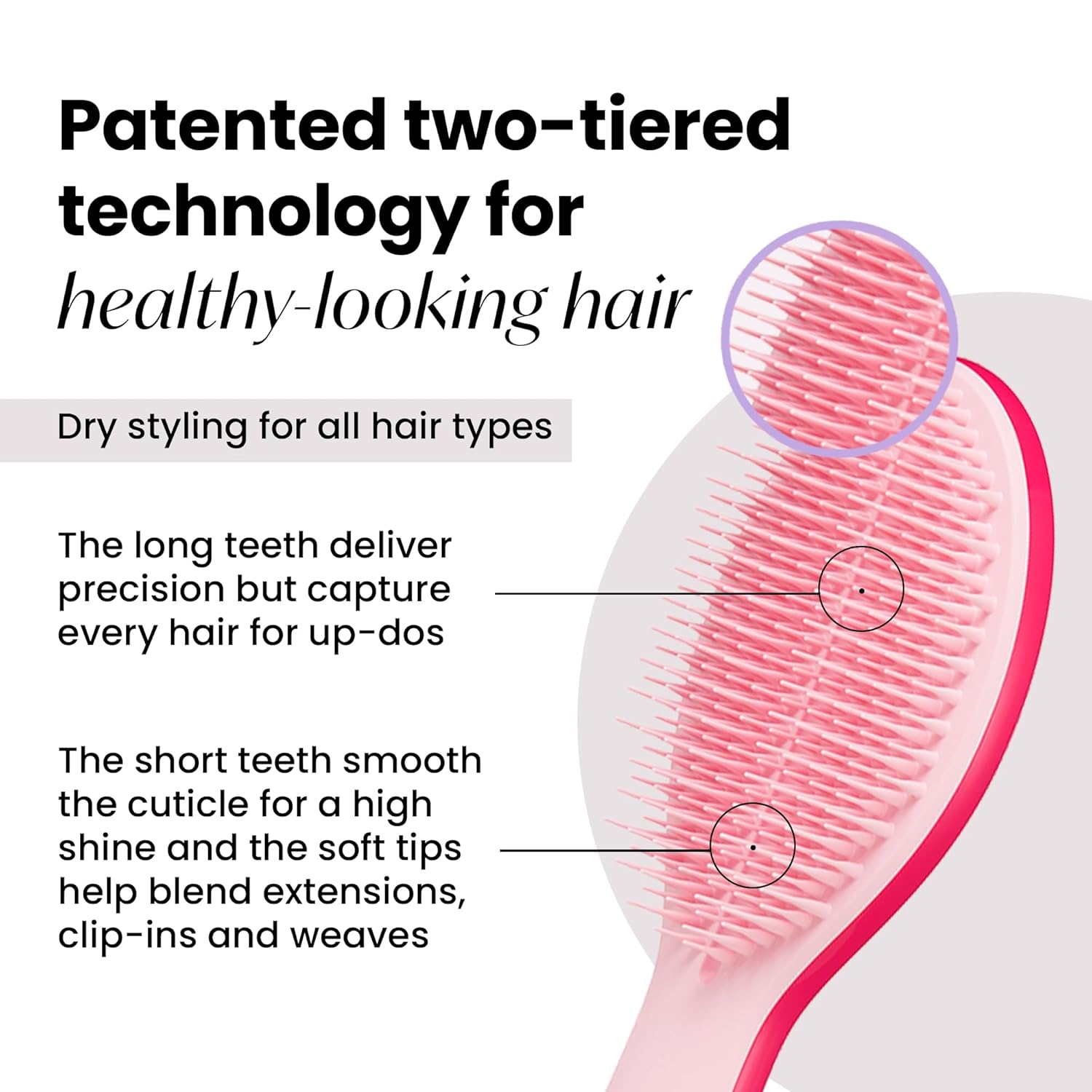 Cepillo Para Peinar El Cabello En Seco Tangle Teezer