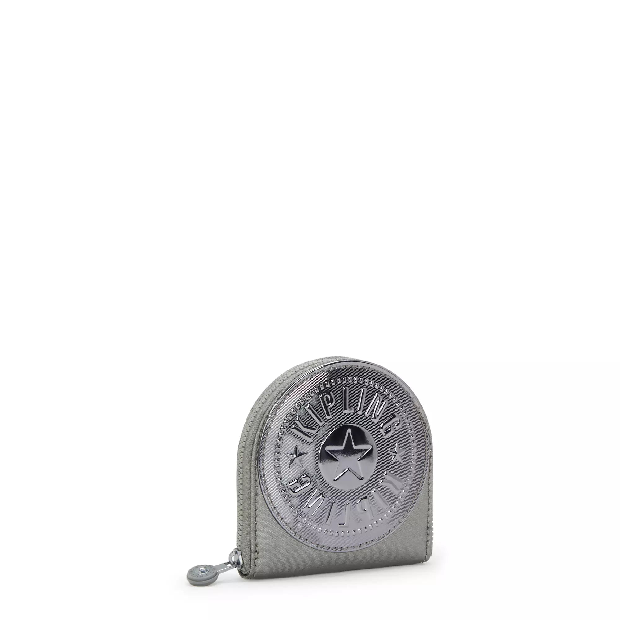 Tarjetero Kipling cresita metalizado