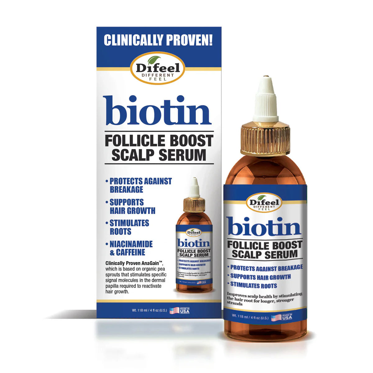 Suero capilar Difeel Biotin Follicle Boost