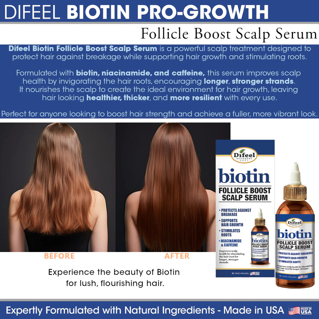 Suero capilar Difeel Biotin Follicle Boost