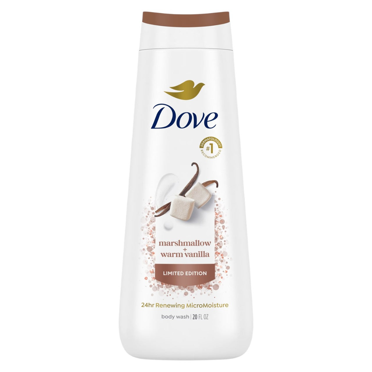 Body Wash Dove Marshmallow + Warm vanilla