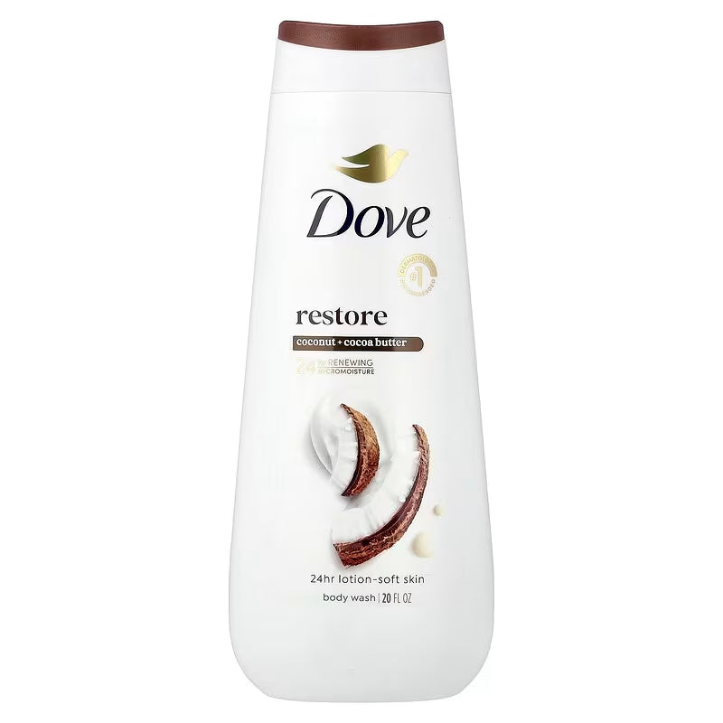 Body wash Dove restore Coconut + cocoa butter