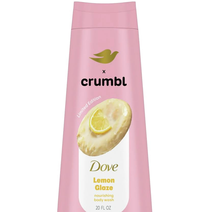Gel De Baño Dove Crumbl Lemon glaze