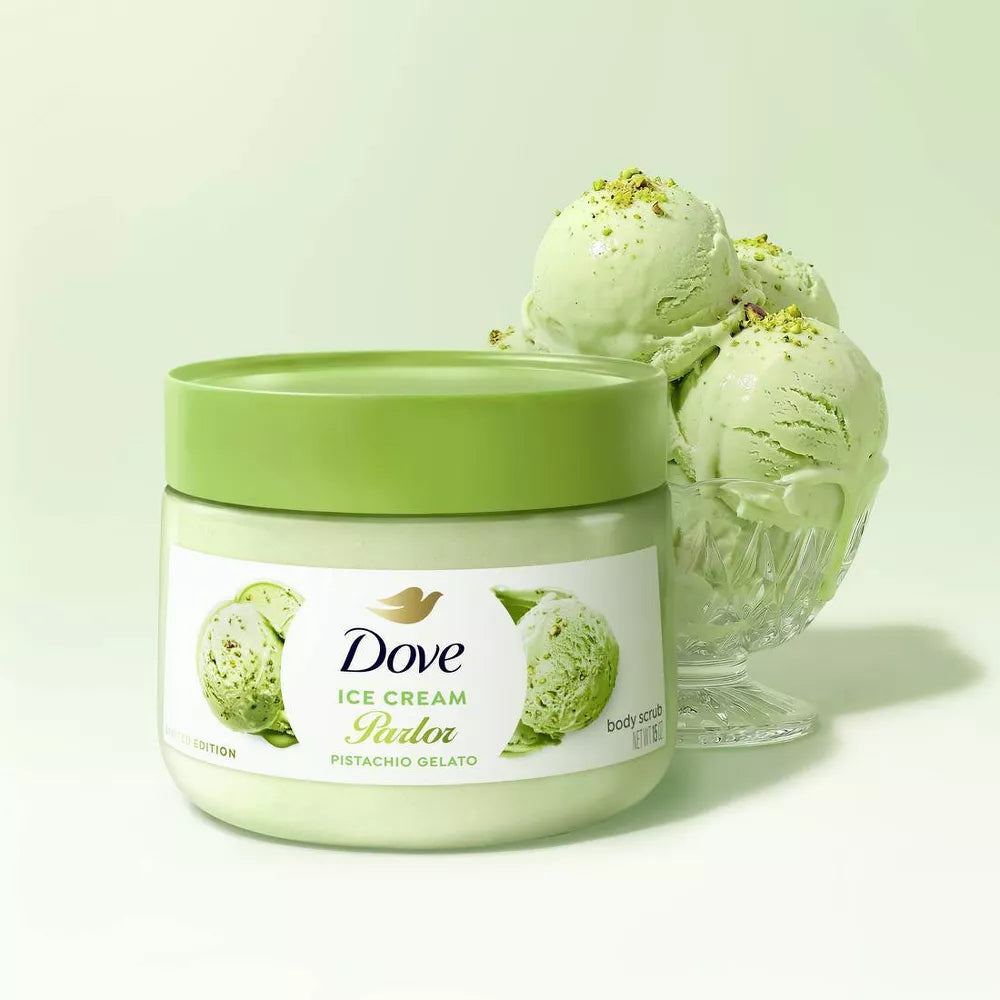 Exfoliante Dove Ice Cream Parlor Pistachio gelato