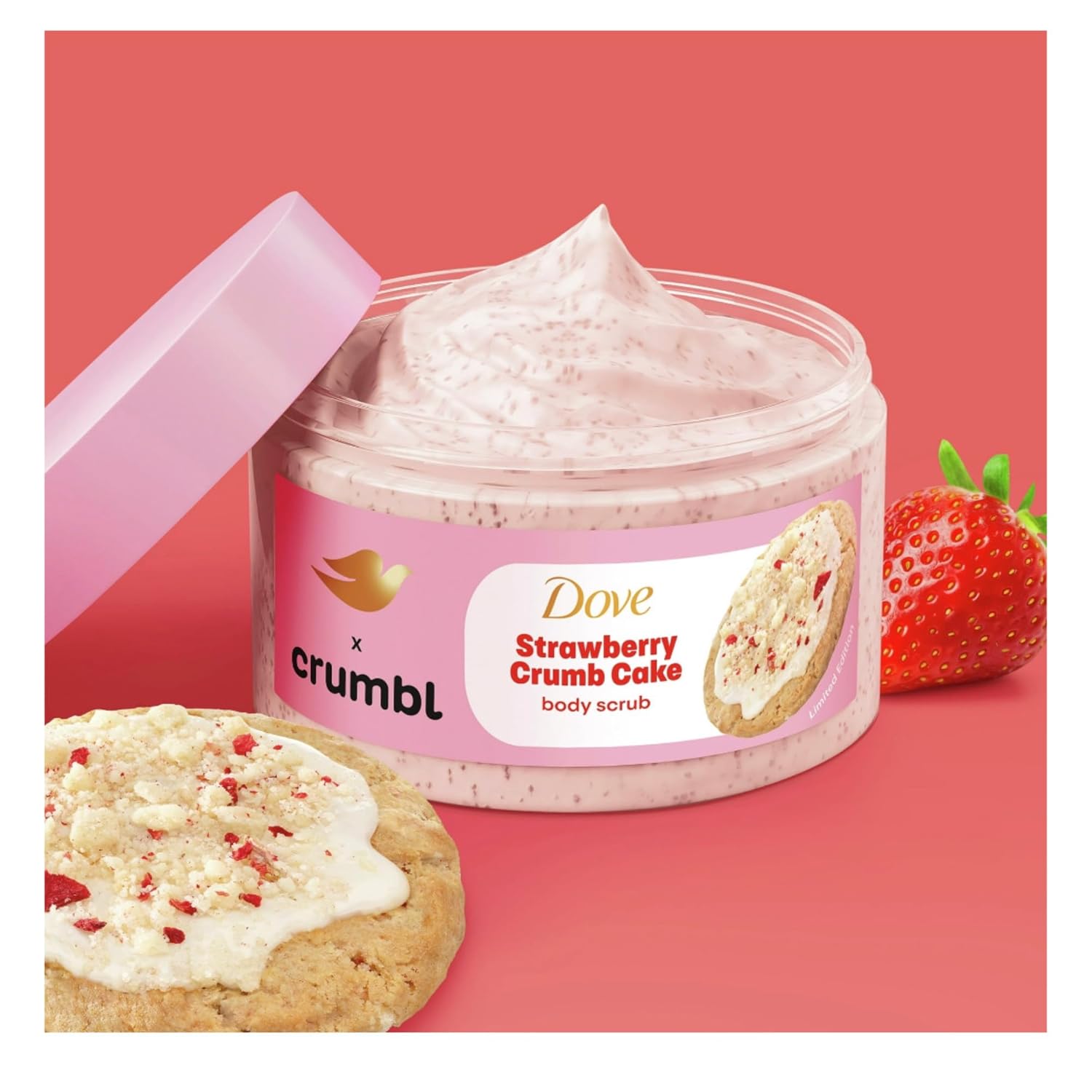 Exfoliante Dove Strawberry Crumb Cake