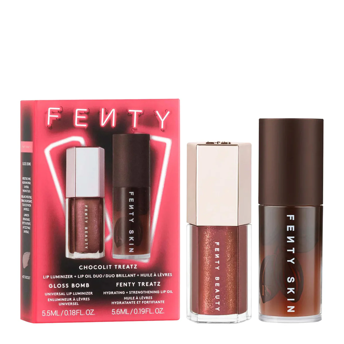 Kit Labial Fenty Beauty Chocolit Treatz