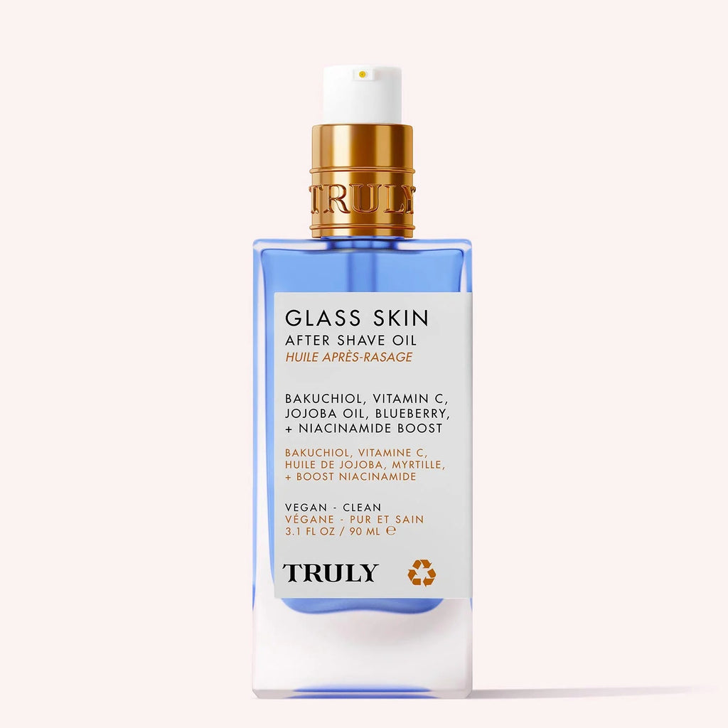 Truly Glass Skin aceite aclarador post afeitado