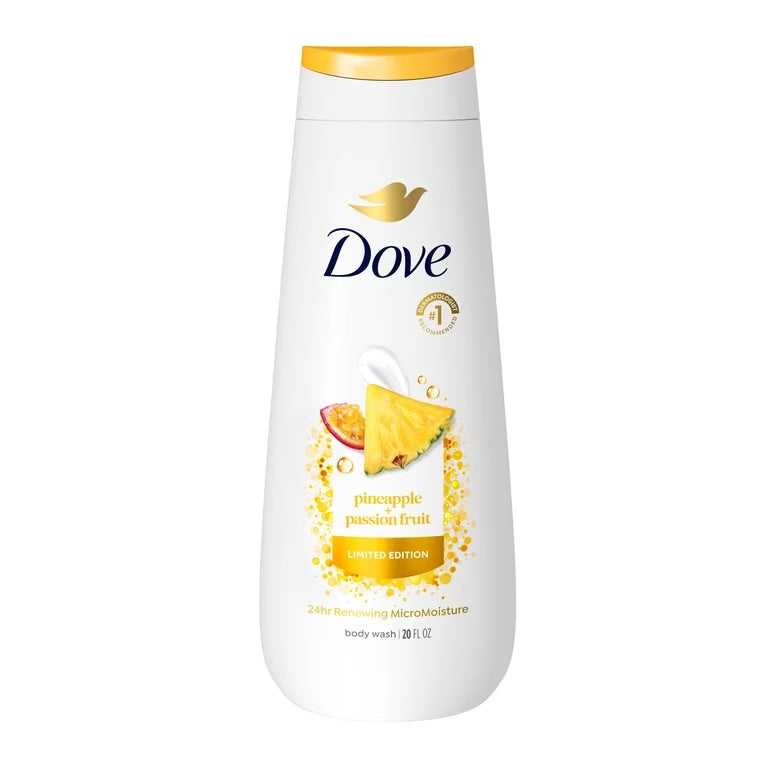 Gel de baño Dove Edición especial piña y maracuyá