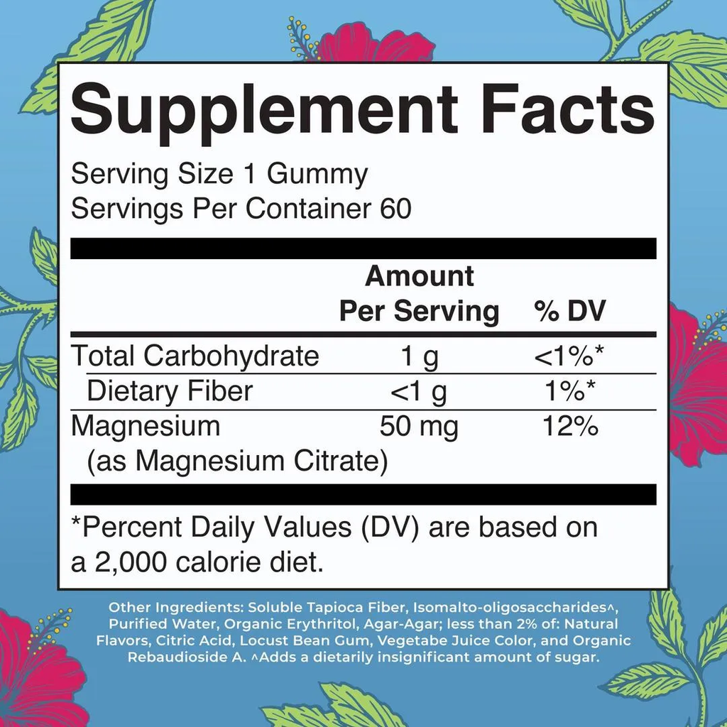 Magnesio Mary Ruths Calm gummies sugar free