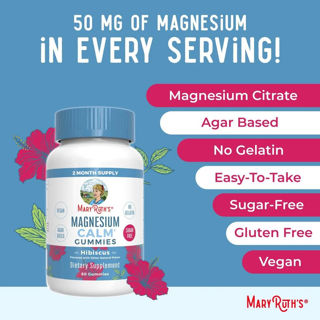 Magnesio Mary Ruths Calm gummies sugar free