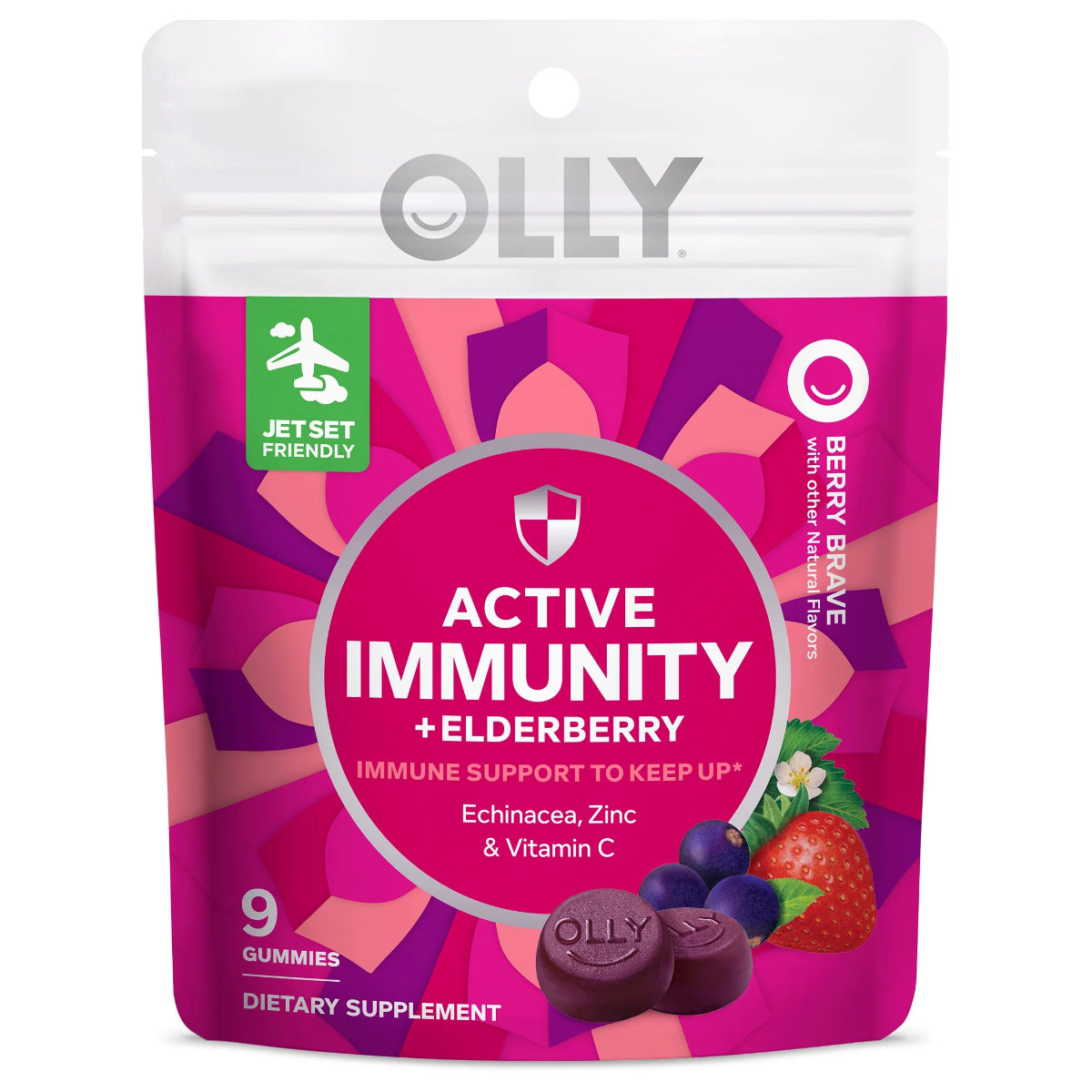 Suplemento Olly soporte inmune pack 9 gummies
