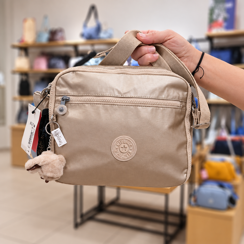 Lonchera Kipling Ermy metalizada