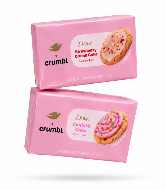 Jabón barra Dove x Crumbl Confetti Cake