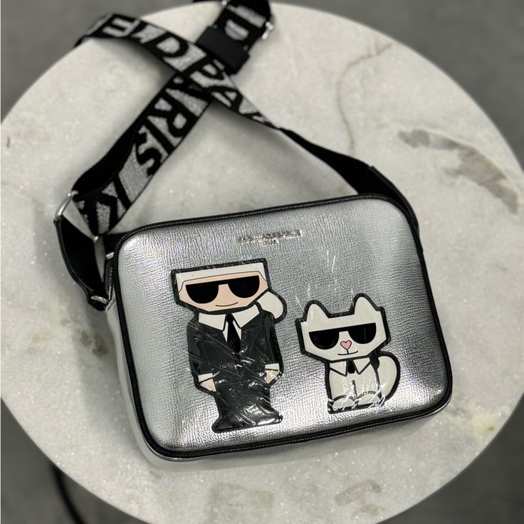 Karl Lagerfeld Maybelle Camera metallic