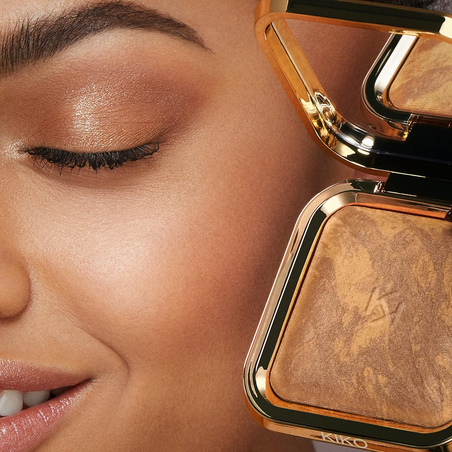 Bronceador Kiko Silky Glow - Bronzer Texturizado