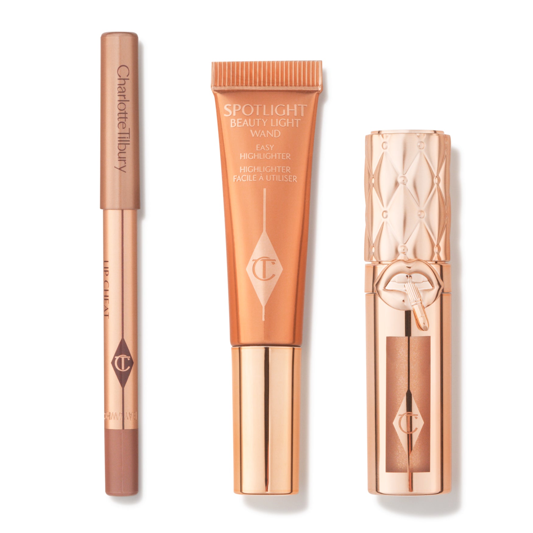 Kit Charlotte Tilbury Super Nudes Spotlight Lip And Cheek