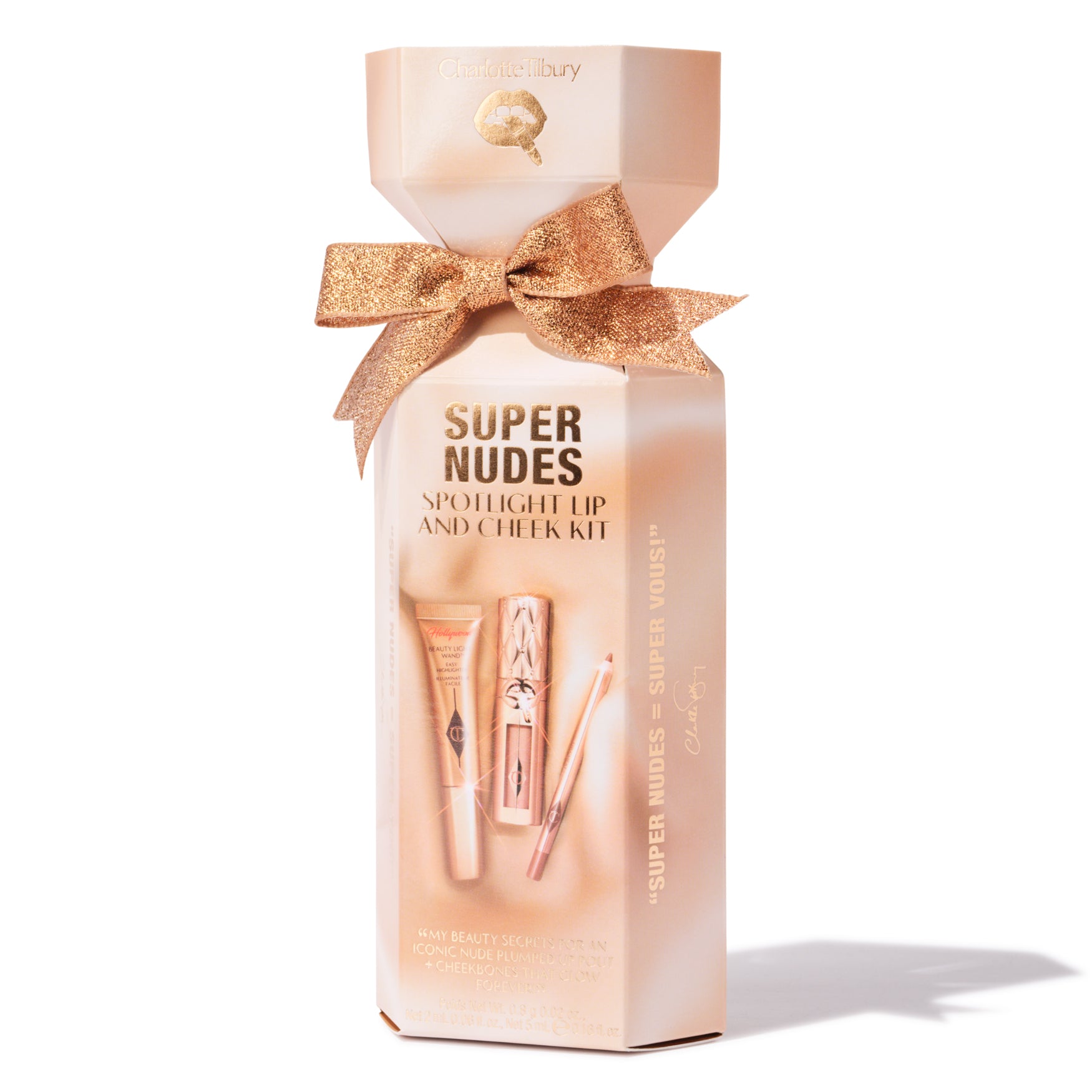 Kit Charlotte Tilbury Super Nudes Spotlight Lip And Cheek