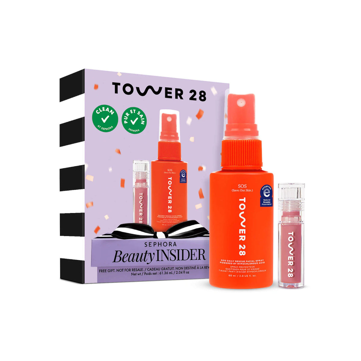 Mini Kit Tower 28 SOS Daily Rescue facial spray