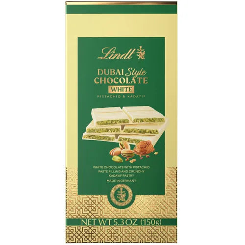 Lindt Dubai Style white Pistacho Y Kadayif