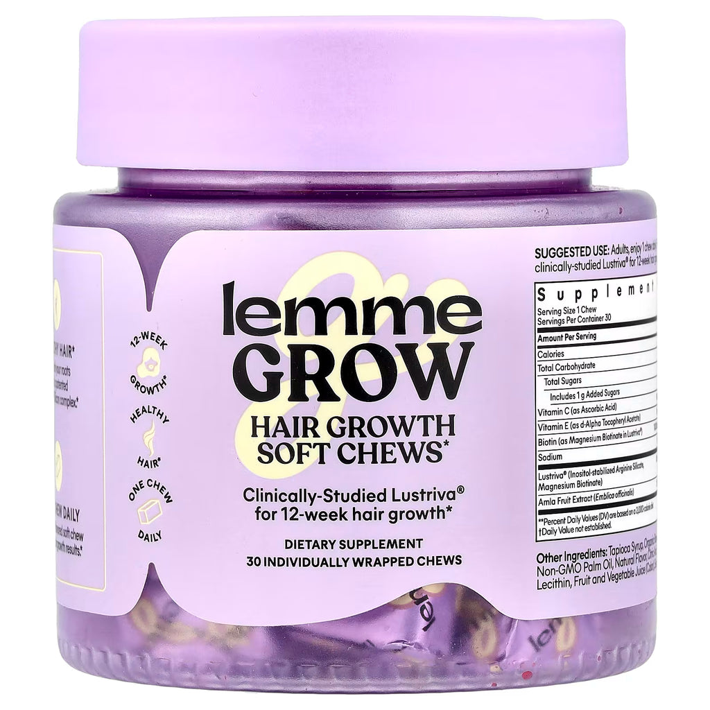 Lemme Suplemento Lustriva y biotina para el cabello