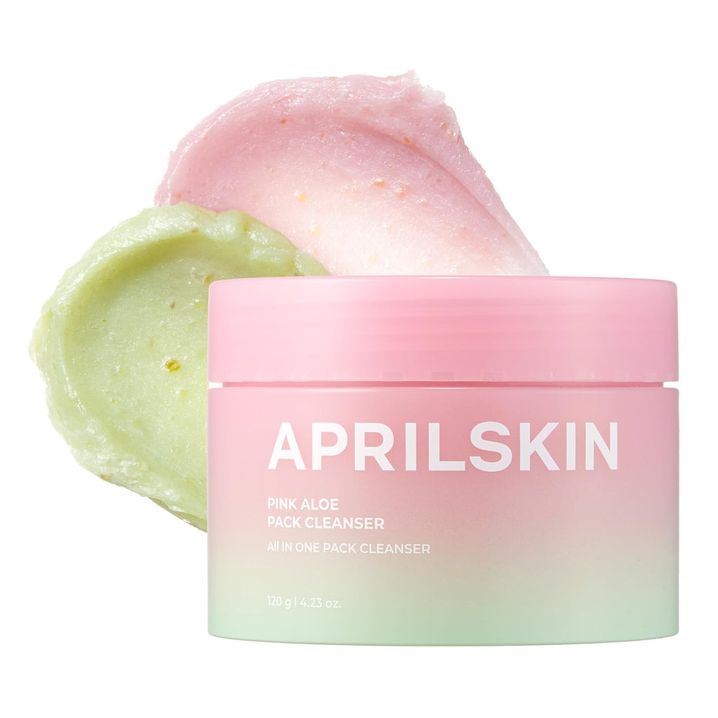 APRILSKIN Limpiador facial de aloe rosa 120gr