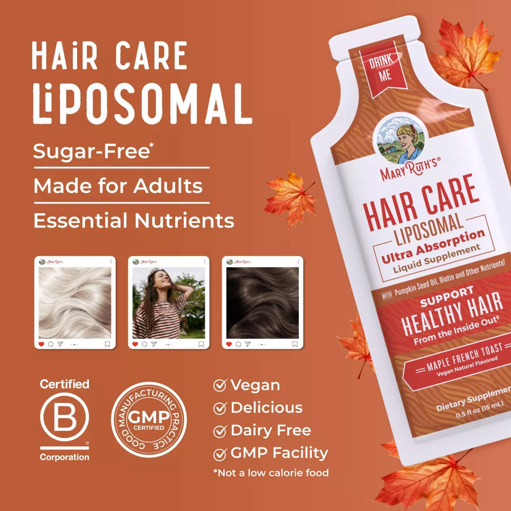Suplemento MaryRuth's Hair Care Liposomado Pack