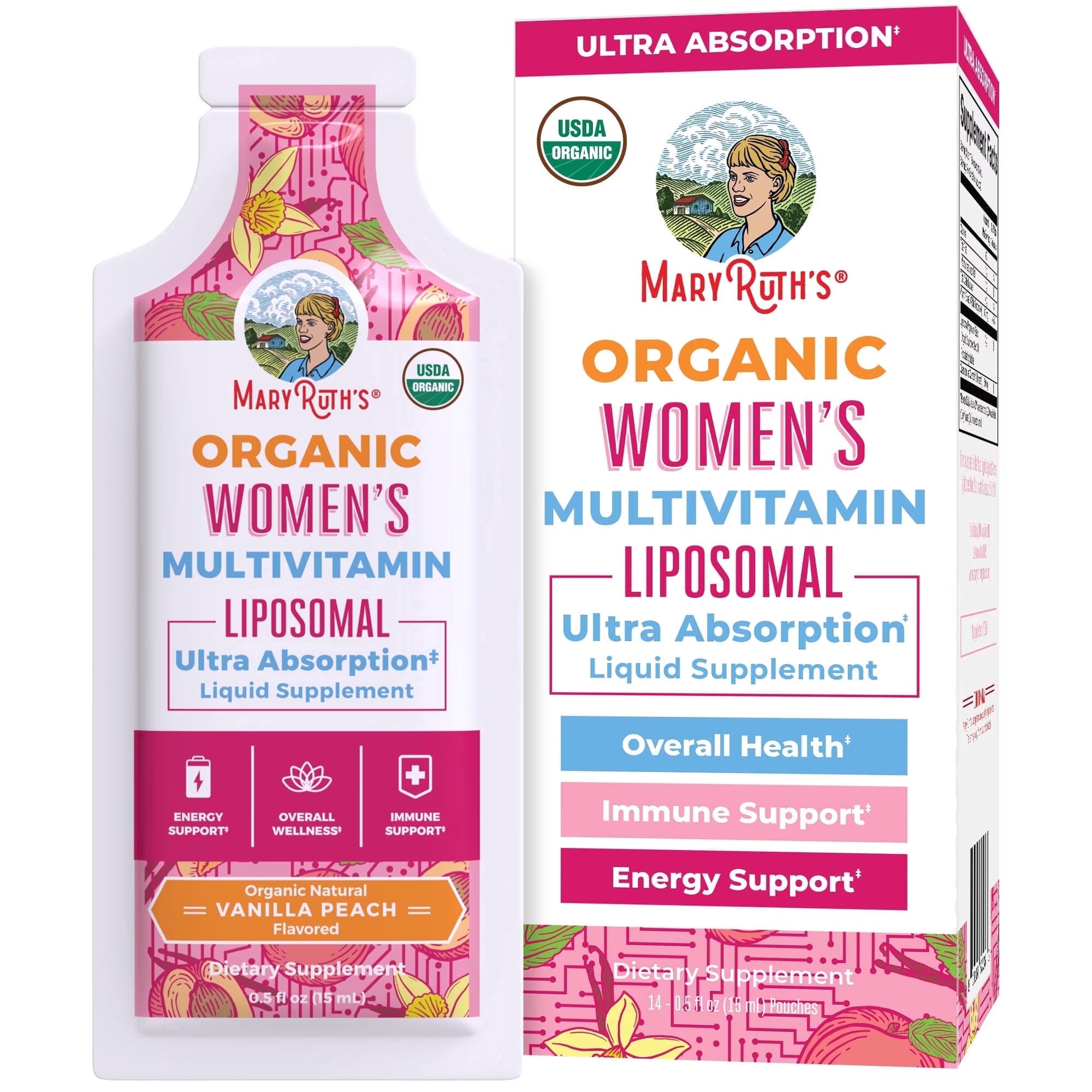 Multivitamínico MaryRuths Vanilla peach