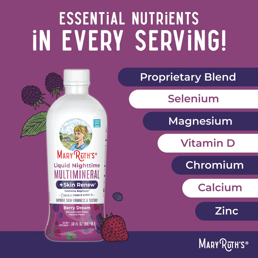 MaryRuth's Liquid Nighttime Multimineral +Skin Renew