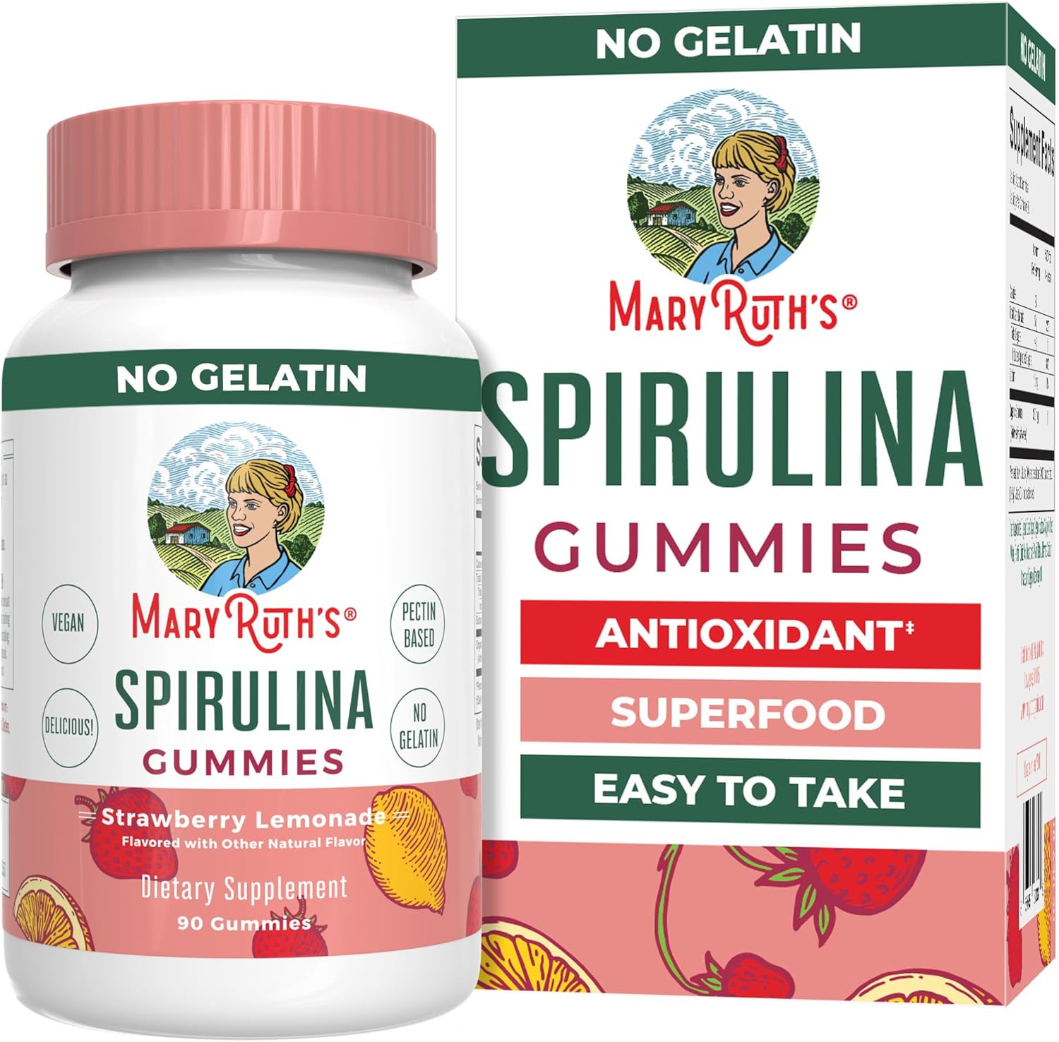 Spirulina Mary Ruths 90 gummies
