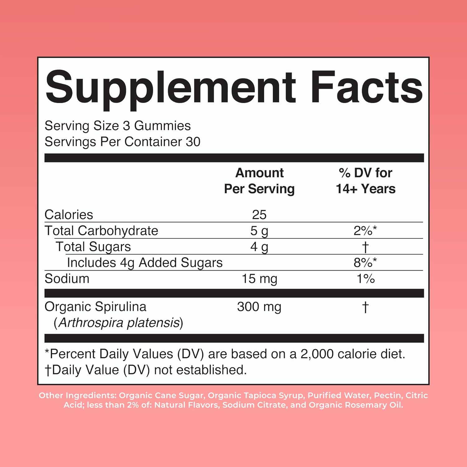 Spirulina Mary Ruths 90 gummies