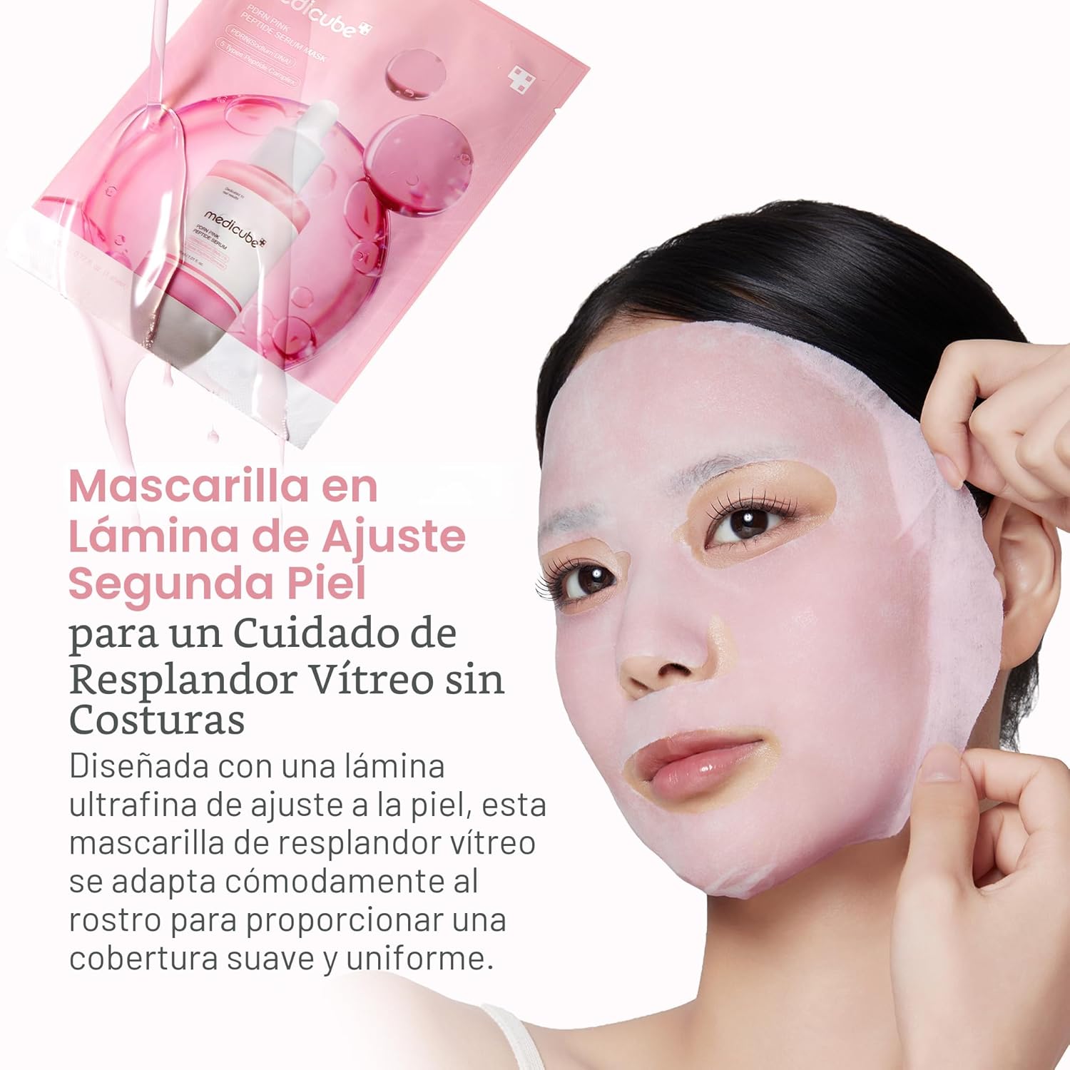 Mascarilla medicube infusión de suero PDRN con salmón