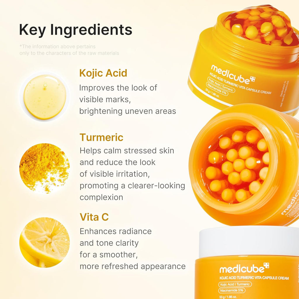 Medicube Kojic Acid Turmeric capsule cream
