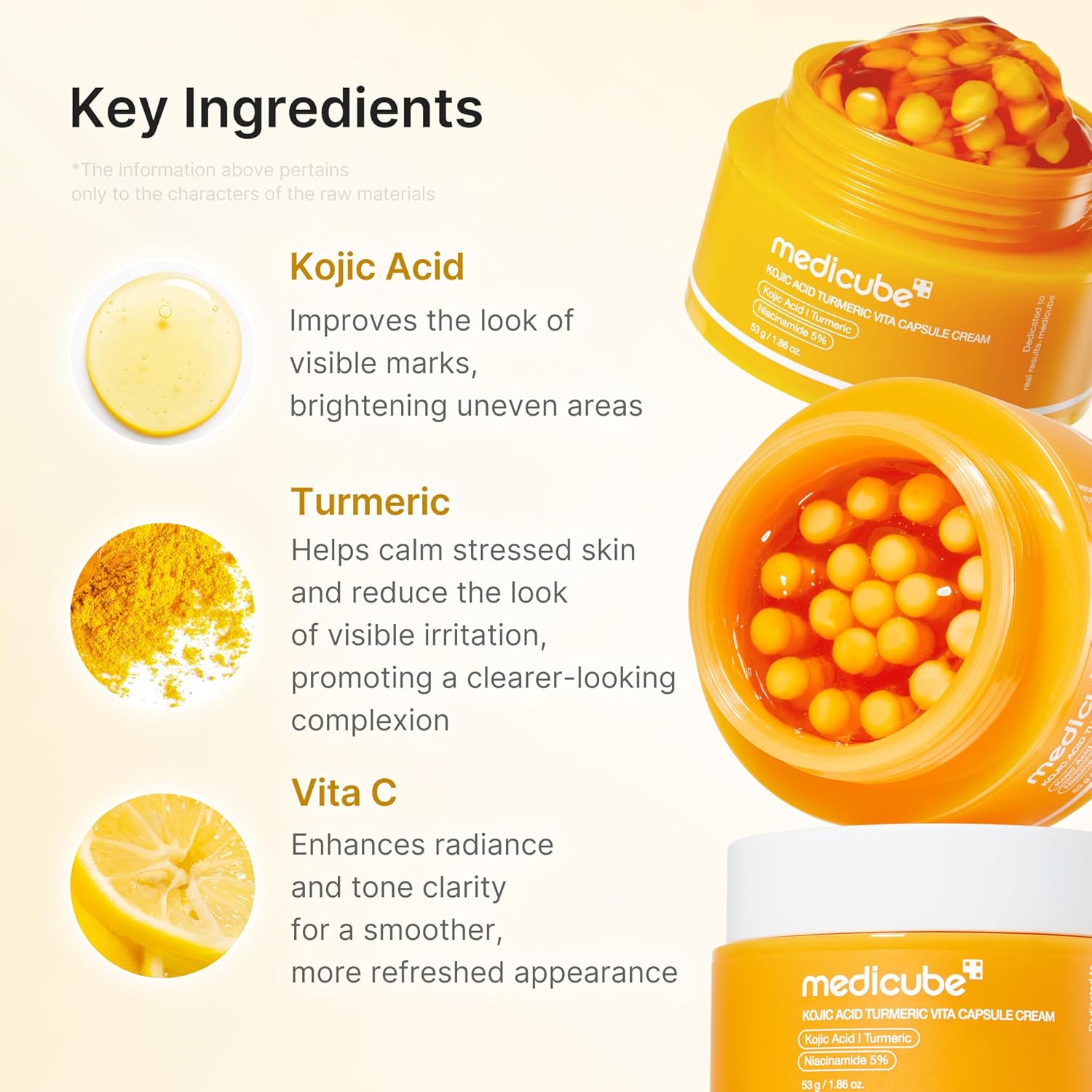 Medicube Kojic Acid Turmeric capsule cream