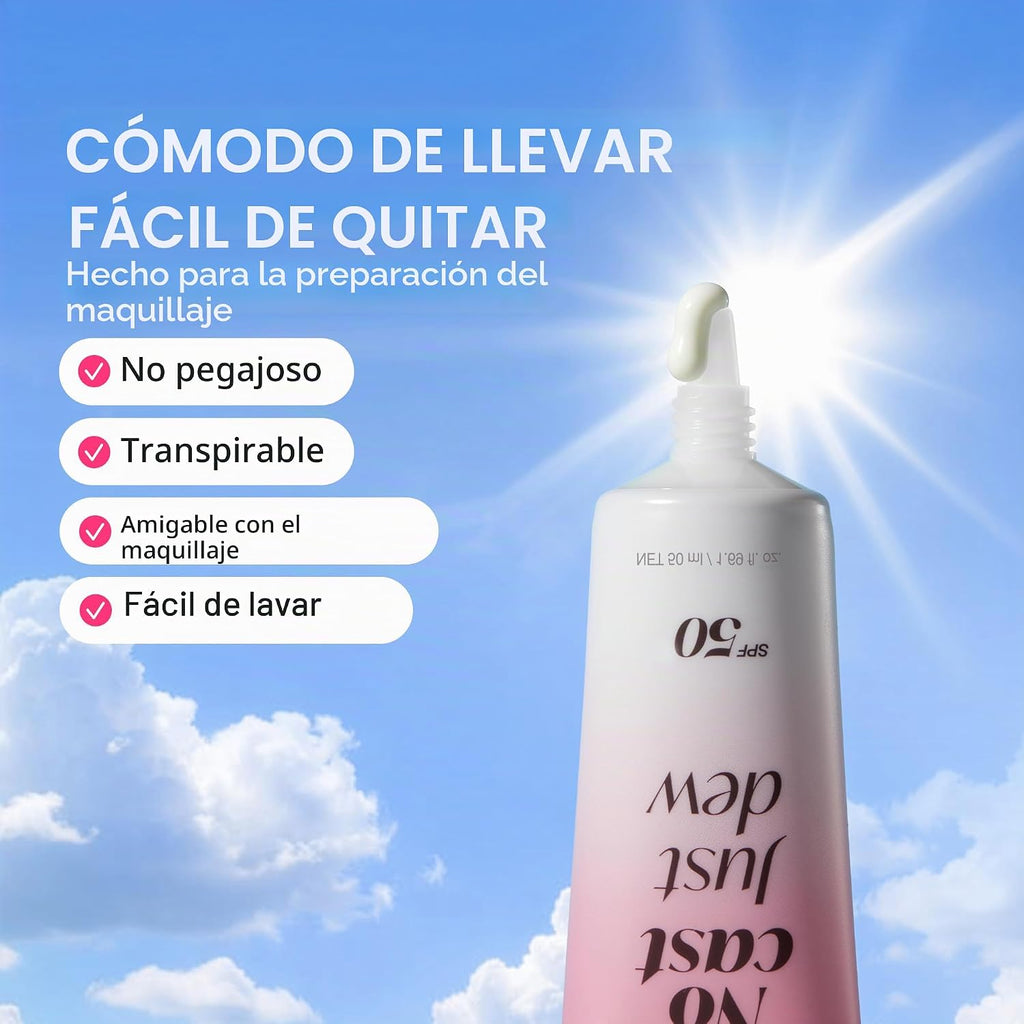Protector solar medicube No Cast Just Dew PDRN