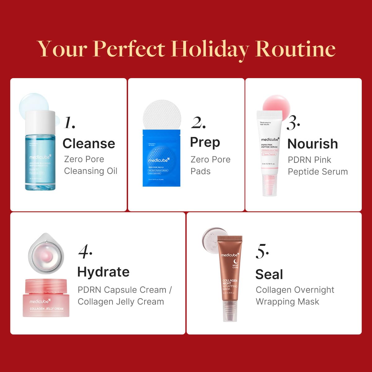 Medicube Holiday Kit | Mini Set Regalo Skincare Koreano