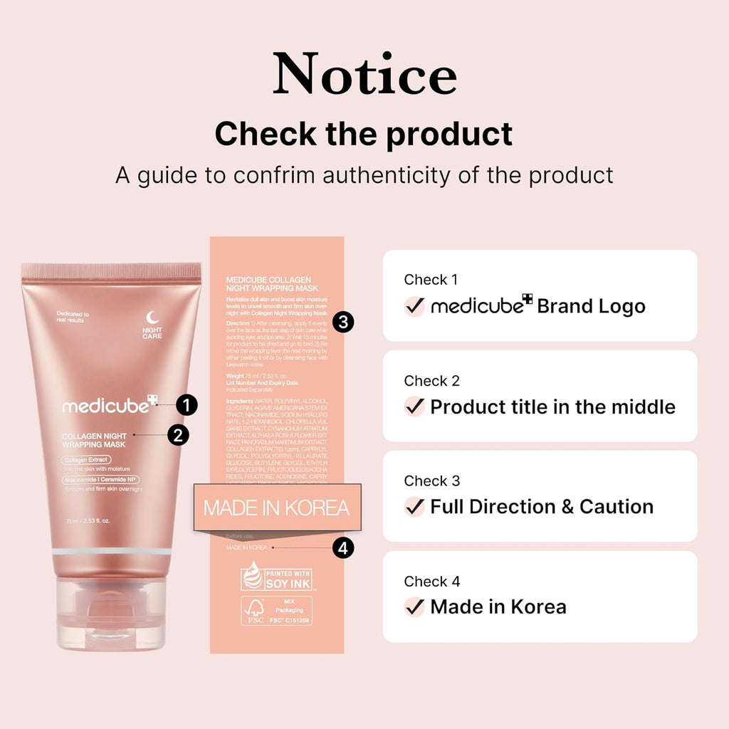 Mascarilla Collagen Night Wrapping Mask Medicube