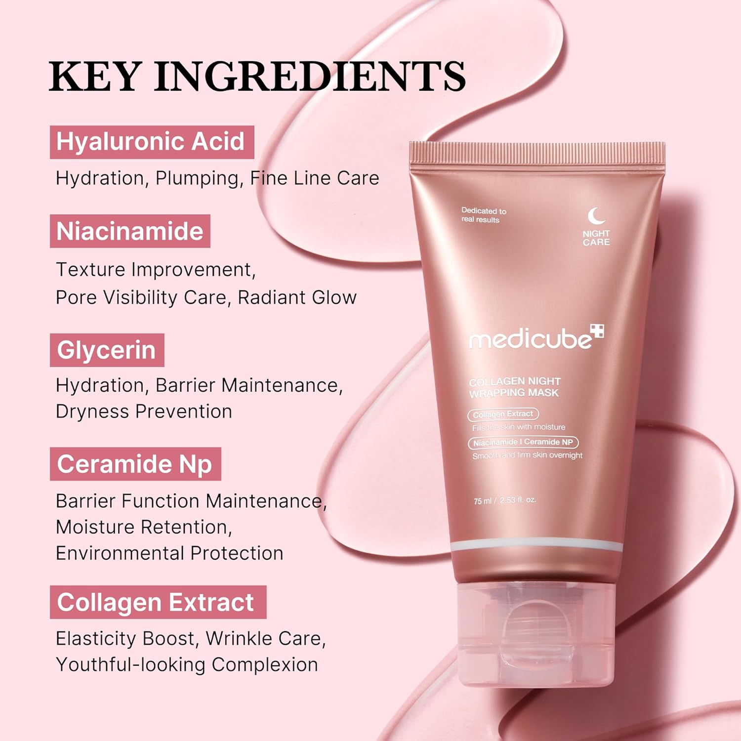 Mascarilla Collagen Night Wrapping Mask Medicube