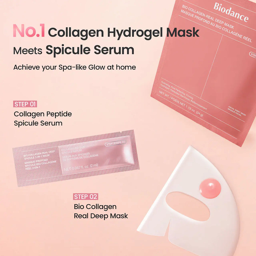 Bio Collagen Real Deep Spicule 2 Step Mask