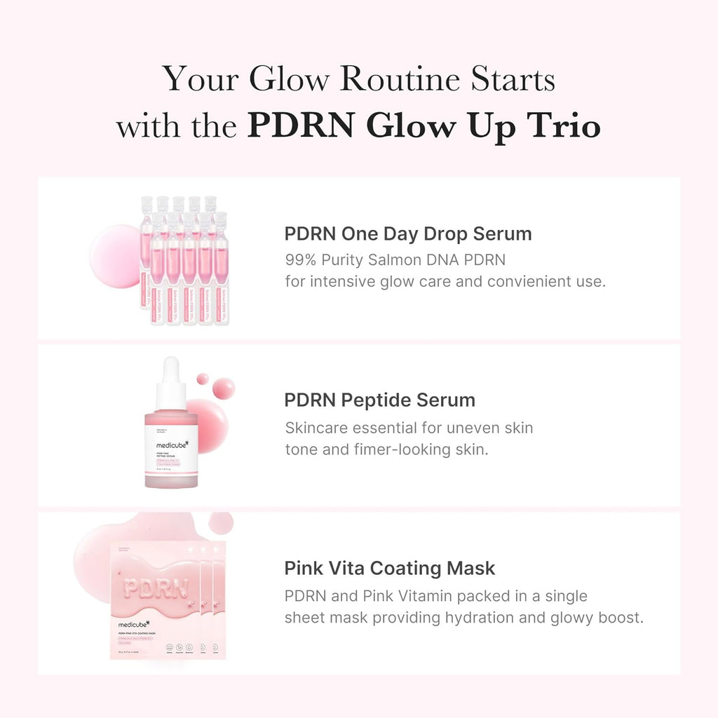 Medicube Pink Pdrn - Set Cuidado Facial Koreano